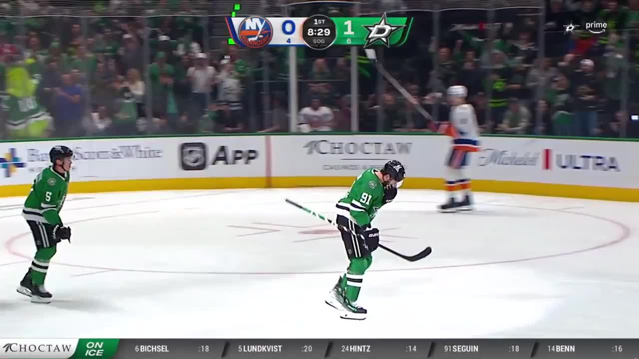 Tyler Seguin with a Goal vs. New York Islanders