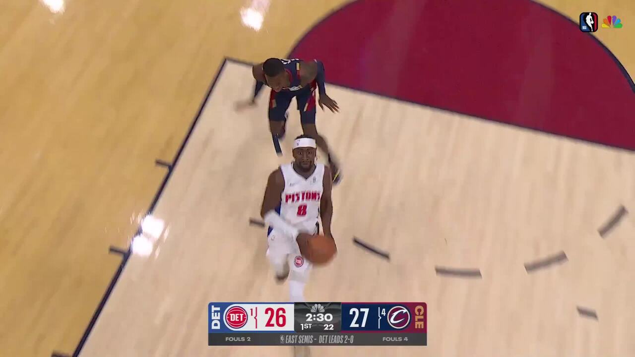 Caris LeVert hammers it home