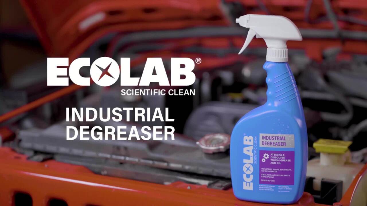 ECOLAB Heavy Duty Industrial Degreaser Concentrate - 4 Pc. 1 Gal. Each