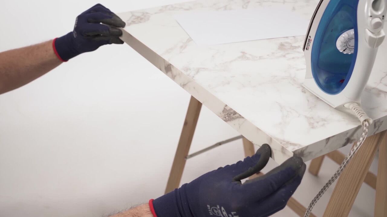 6 ft. L x 1-1/2 in . T Configurable Laminate Countertop in Matte Marmo Eracle with Square Edge