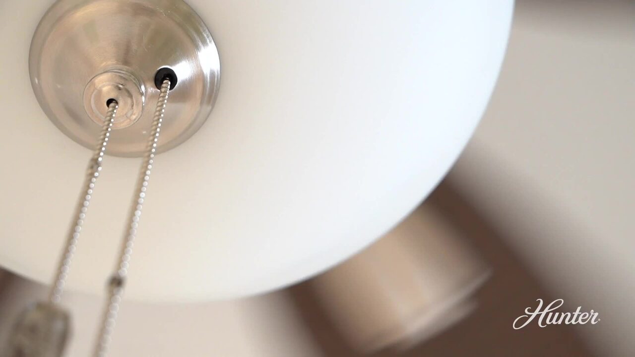 Hunter - Newsome 52 in. Indoor Premier Bronze Bowl Light Kit Ceiling Fan