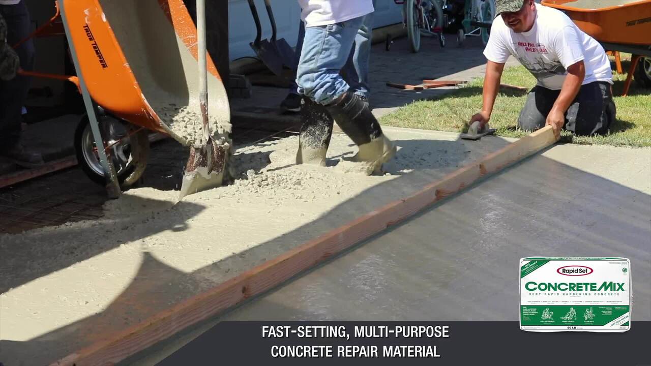 Rapid Set - 60 lbs. High-Performance, Rapid-Hardening Concrete Mix