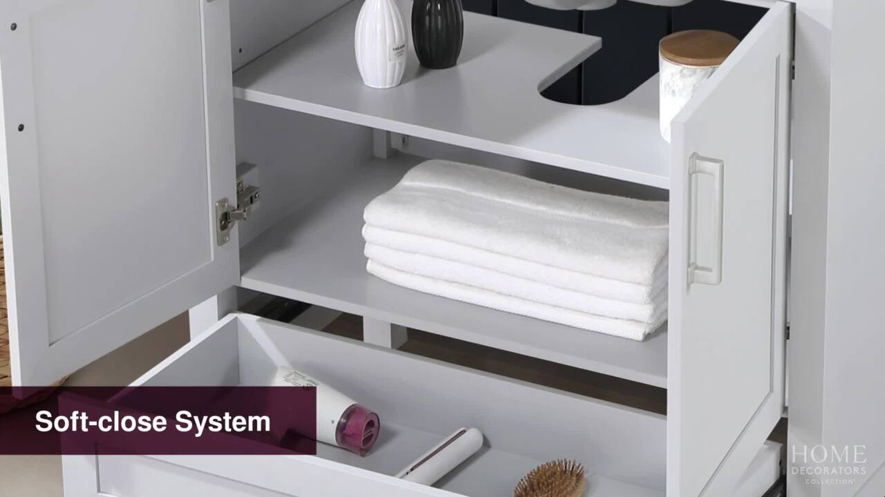 Home Decorators Collection Moorside 36 in. Single Sink Dove
