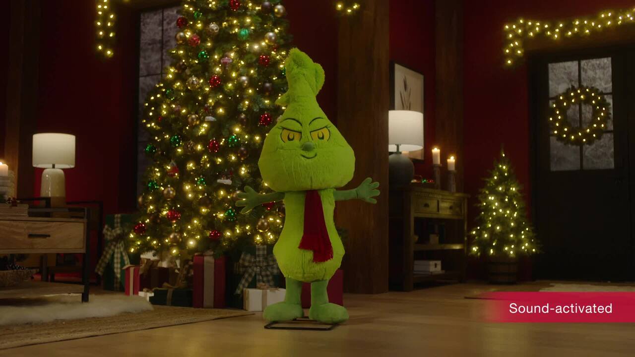 Grinch 4 Ft Animated hotsell Greeter