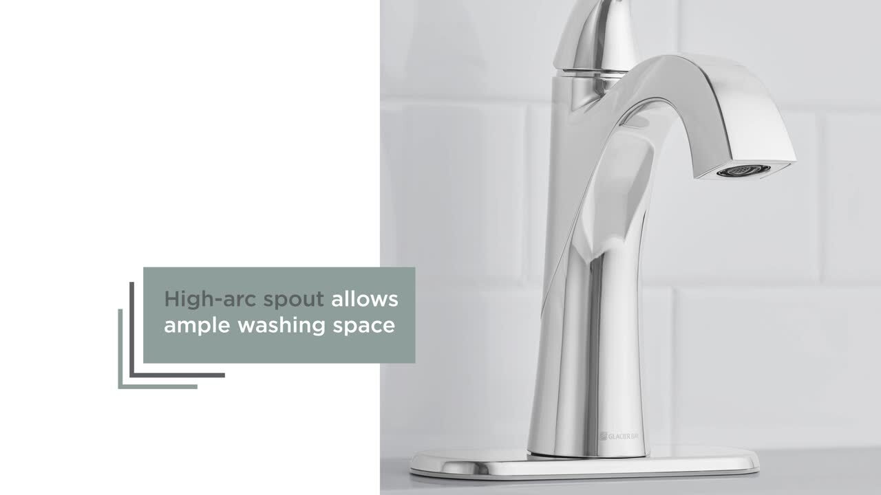 Glacier Bay Atterbury Single Hole Single-Handle High-Arc Bathroom  