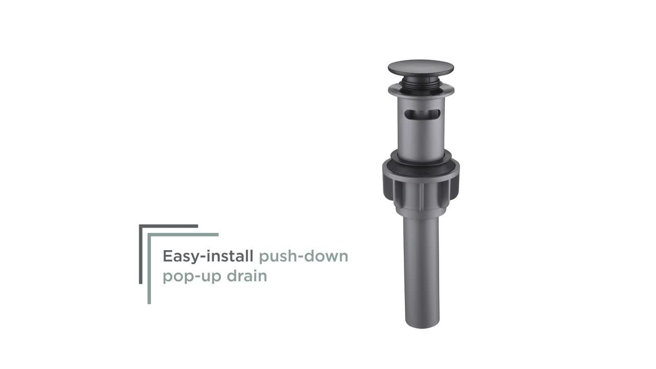 Glacier Bay Dorind Single-Handle Single-Hole Pull-Down Bathroom 