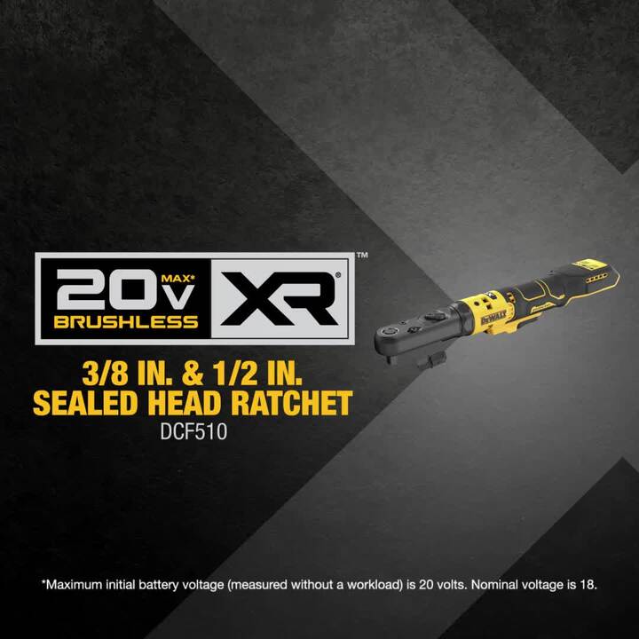 DeWALT Utensili - Cricchetto a batteria da 18 V, 1x batteria Li-Ion XR