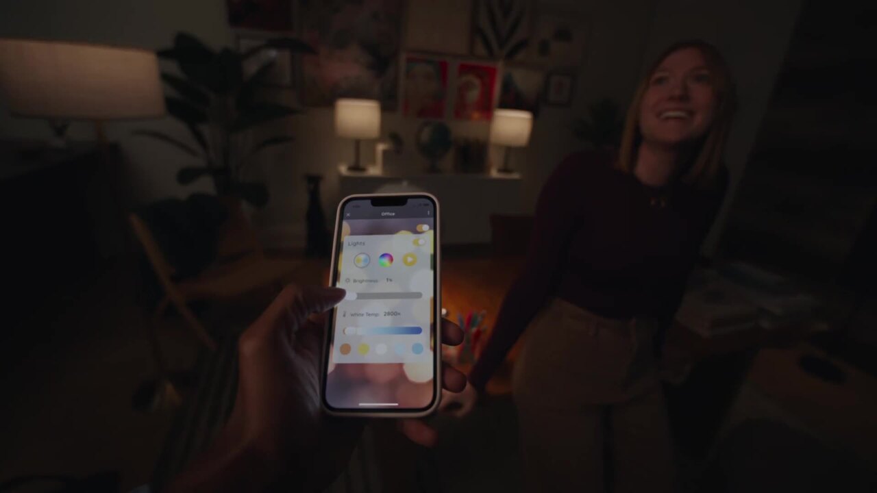 EcoSmart 150-Watt Equivalent Smart A-21 Color Changing CEC LED Light Bulb with Voice Control (1-Bulb) Powered by Hubspace 13A21150WRGBWH1