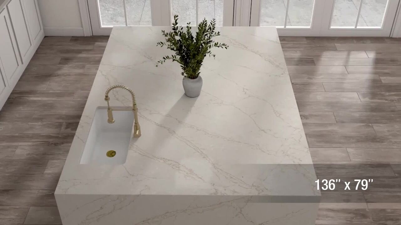 STONEMARK 8 in. x 12 in. Quartz Countertop Samples in Chateau OQ87 - The  Home Depot