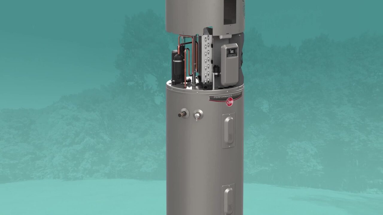 Rheem ProTerra 40 Gal. Smart Hybrid Heat Pump Water Heater with Leak Detection & Auto Shutoff