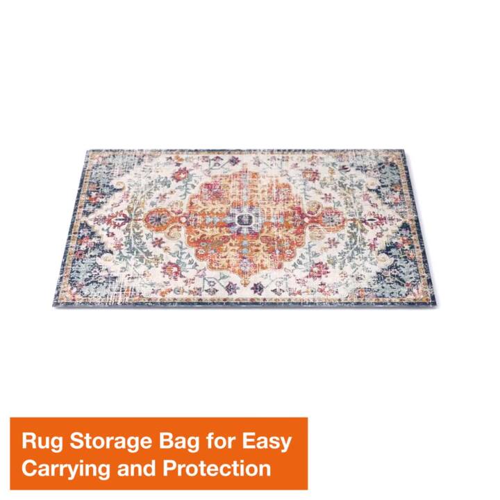Rug Storage Bag and Zip Tie Giant Size Fits Rugs up to 9 x 12 Protects Rolled Rugs for Moving or Storage with Vent Holes