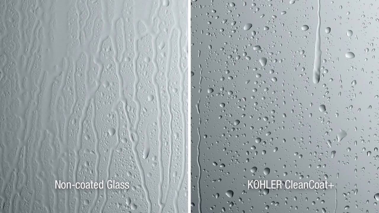 KOHLER Revel 59-5/8 in. x 76 in. Sliding Frameless Shower Door in Anodized Brushed Nickel