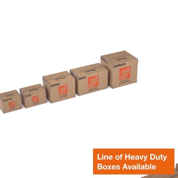 24 in. L x 20 in. W x 21 in. D Extra-Large Moving Box with Handles (10-Pack)