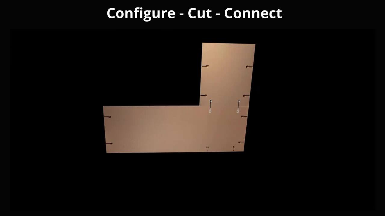 6 ft. L x 1-1/2 in . T Configurable Laminate Countertop in Matte Marmo Eracle with Square Edge