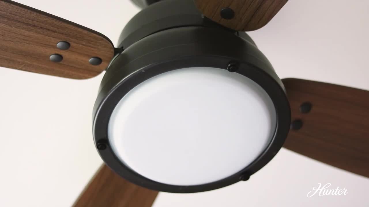 LED Indoor Brushed Nickel Ceiling Fan 
