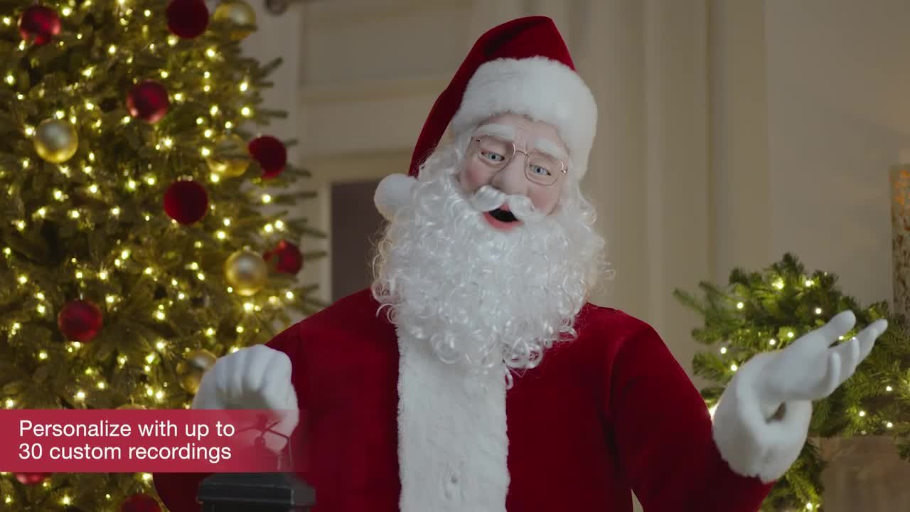 Home Accents Holiday 6.5 FT Animated LED App Controlled Santa