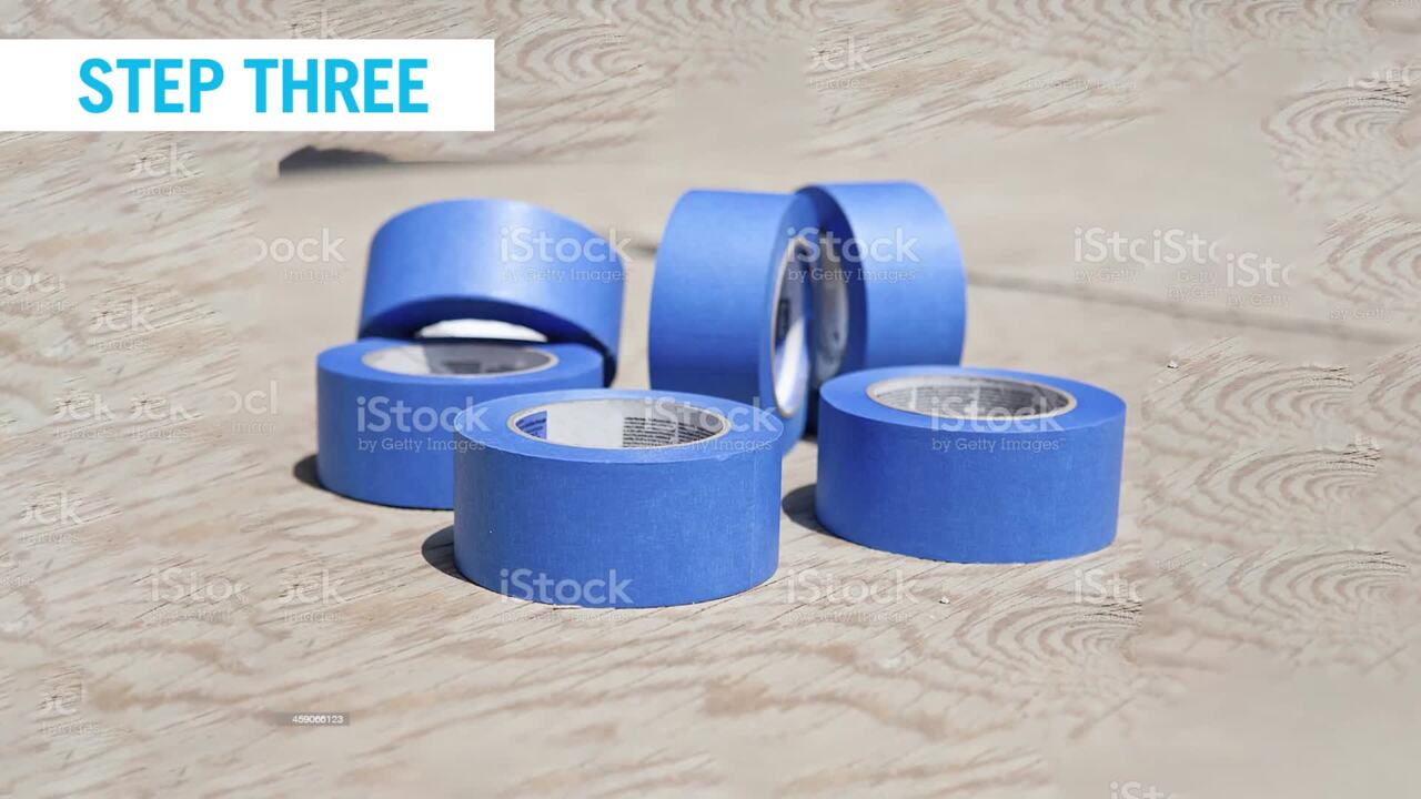 Roll Of Yellow Painters Tape On Masking Tape From Painting Wall Stock Photo  - Download Image Now - iStock