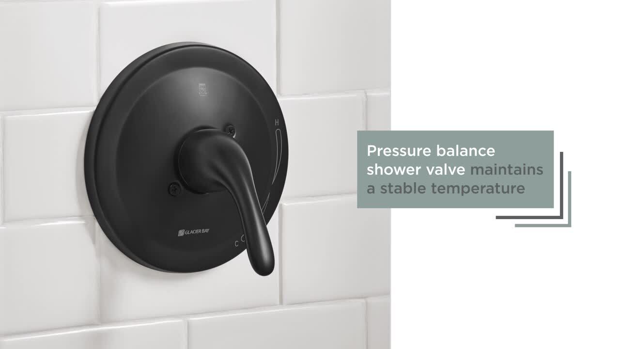 Builders Single-Handle 1-Spray Pressure Balance Shower Faucet in Brushed Nickel (Valve Included) Builders Single-Handle 1-Spray Pressure Balance Shower Faucet in Brushed Nickel (Valve Included)