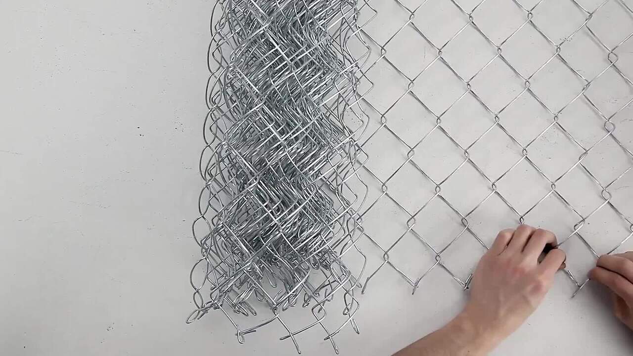 Lucky Dog 6 ft. H x 5 ft. W x 15 ft. L or 6 ft. H x 10 ft. W x 10 ft. L  Two-in-One Galvanized Chain Link Kit CL 61528EZ