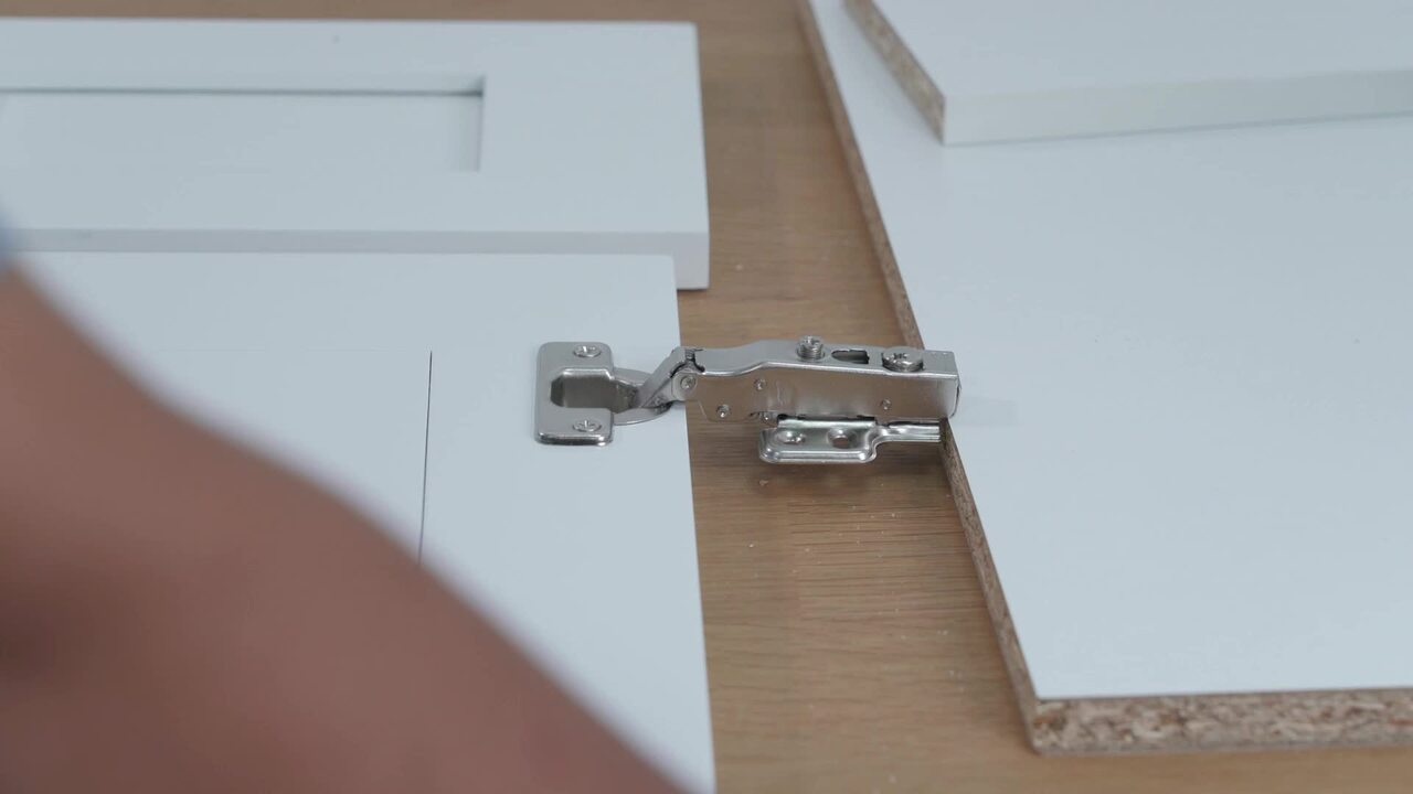 Cambridge Radiance 30 in. W x 24 in. D x 84 in. H Ready to Assemble Slab Pantry Kitchen Cabinet in White Gloss
