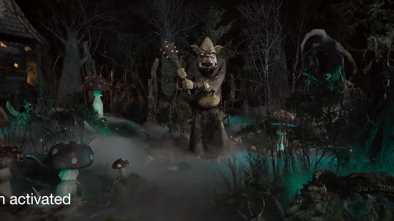Home Accents Holiday 8 FT Wicked Woods Giant-Sized Animated LED