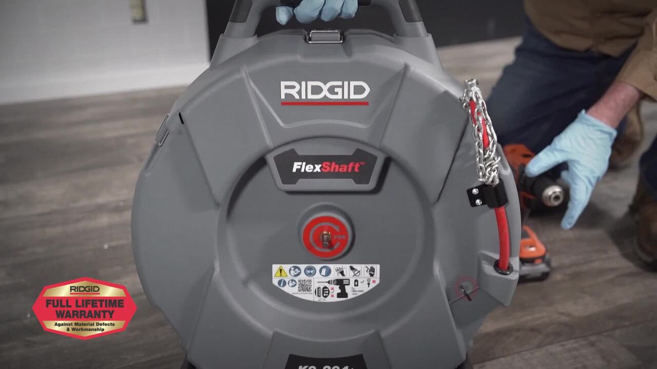 RIDGID K9-204 Plus FlexShaft Wall-to-Wall Professional Drain RIDGID K9-204 Plus FlexShaft Wall-to-Wall Professional Drain