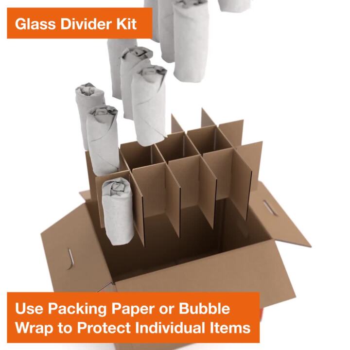 Pratt Retail Specialties Moving Glass Divider Kit 1001017 - The