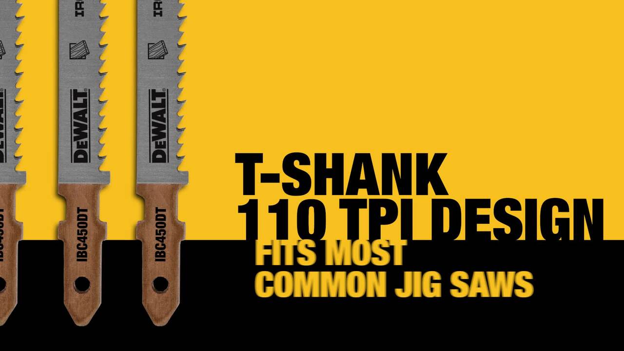 DEWALT 2-Pack T-shank Jigsaw Blade Set DEWALT 2-Pack T-shank Jigsaw Blade Set