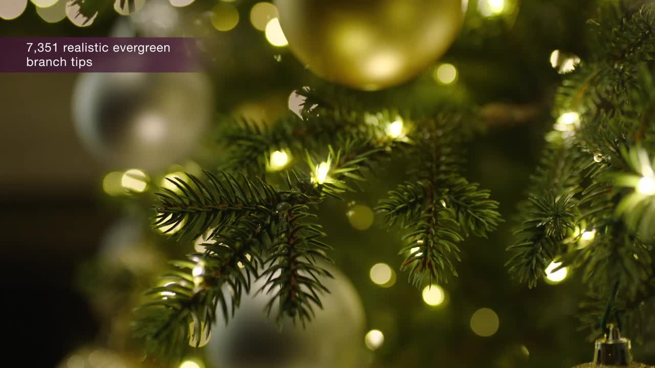 Home Decorators Collection 7.5 ft Elegant Twinkling Grand Fir LED