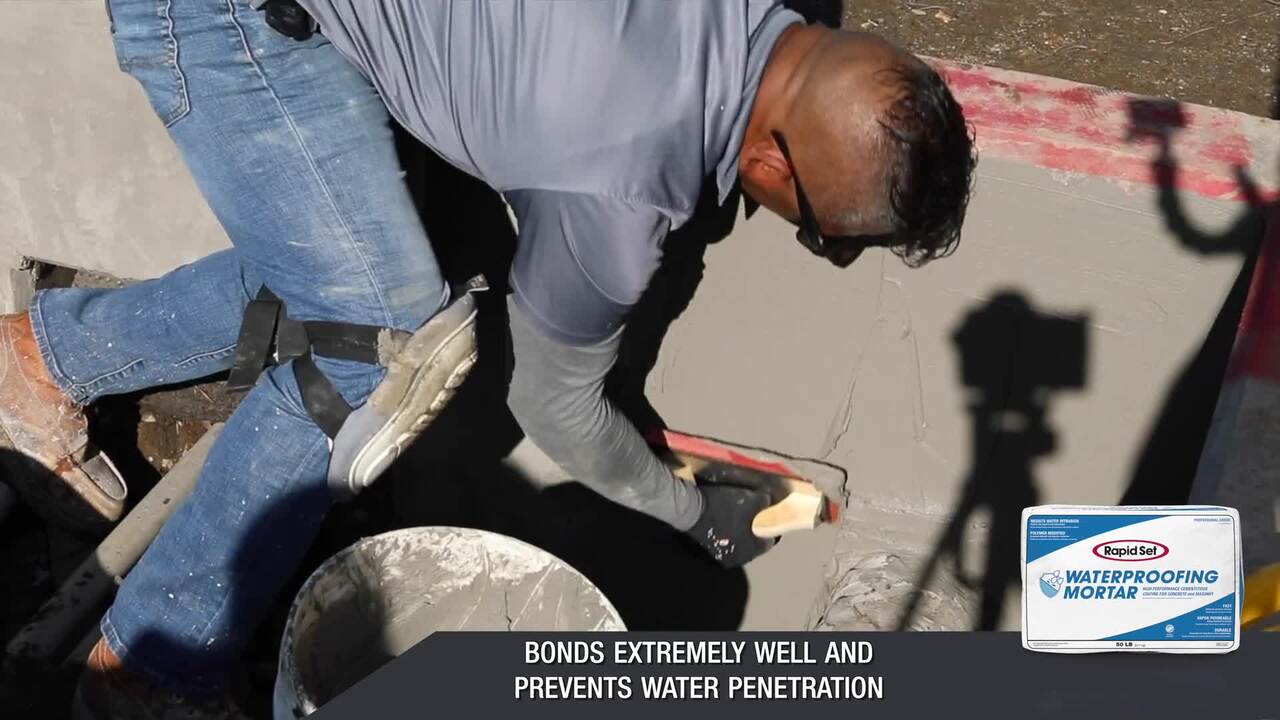 Rapid Set - 50 lbs. Waterproofing Mortar