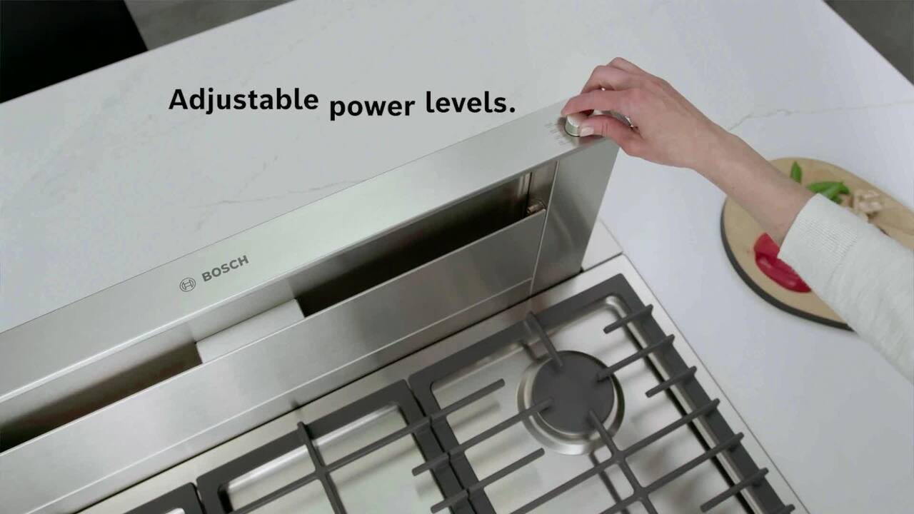 Bosch 800 Series 30 in. Telescopic Downdraft in Stainless Steel
