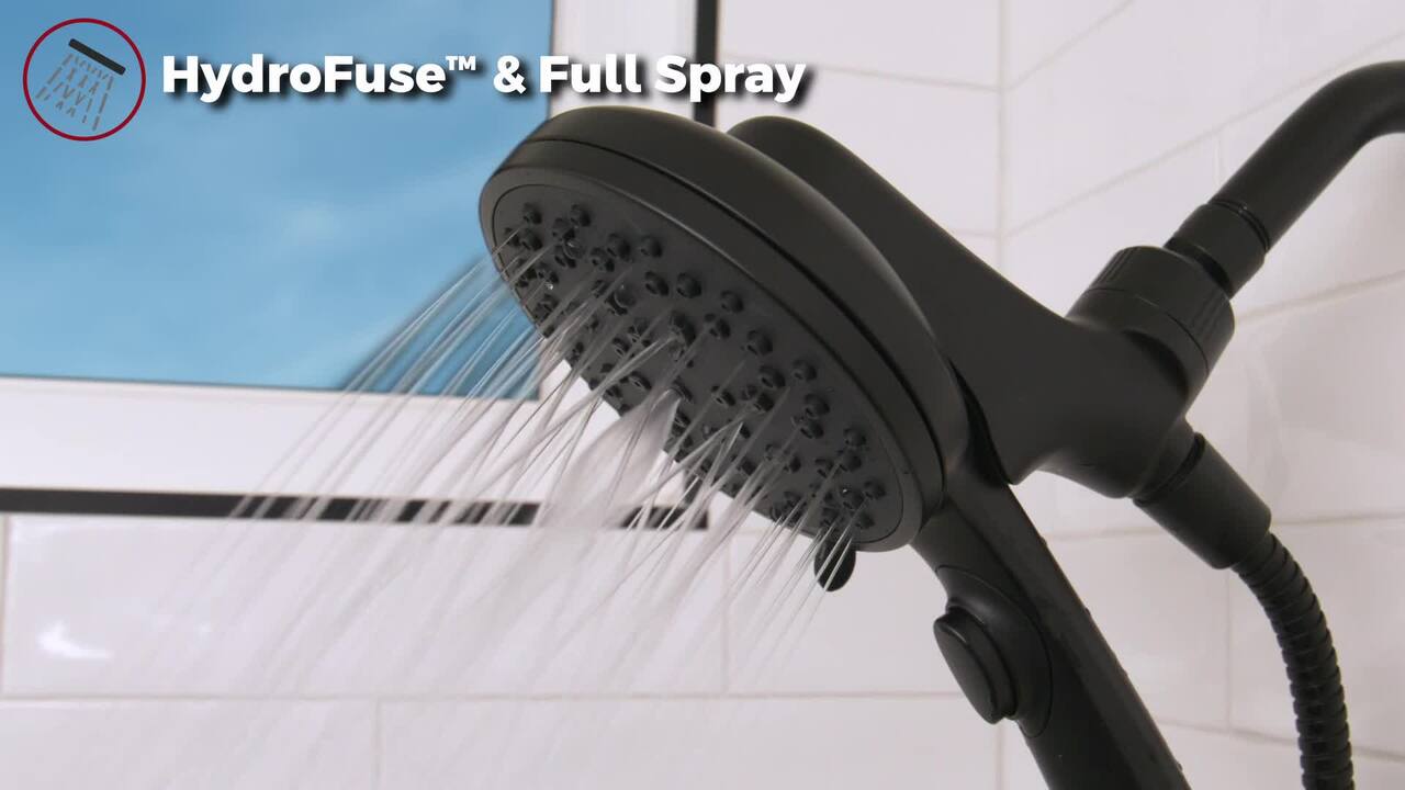 Pfister HydroFuse Handheld Shower Head With Hose - 6 Function 2.5 GPM Brushed Nickel
