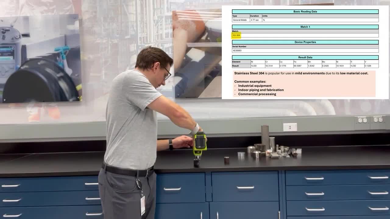Niton XL5e Handheld XRF Analyzer Touchscreen keyboard, user