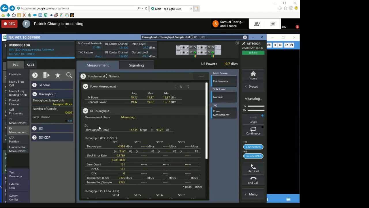 Demo video for MT8000A + MT8821C