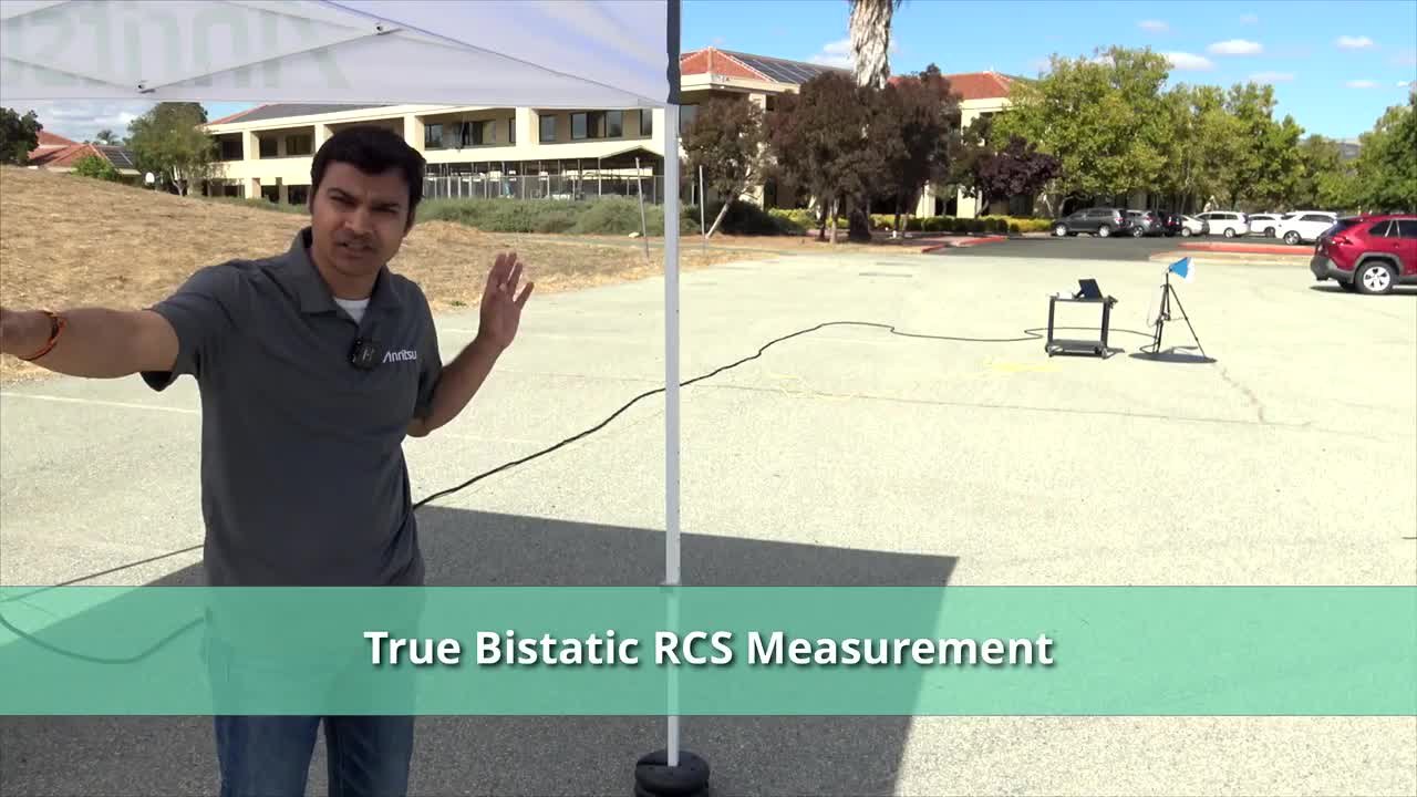 True Bi-Static Radar Cross Section (RCS) Measurements with PhaseLync ME7869A VNA