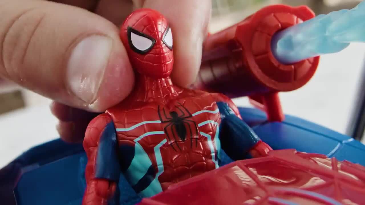  Marvel Spider-Man Car Playset con función de explosión y figura  de acción para niños a partir de 4 años : Juguetes y Juegos