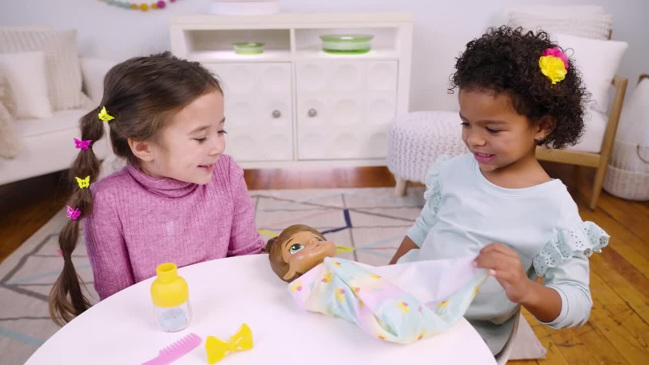 Baby Alive Shampoo Snuggle Sophia Sparkle Brown Hair Water Baby