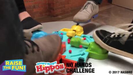 New Ideas for Gaming! Hungy Hungy Hippos + no hands