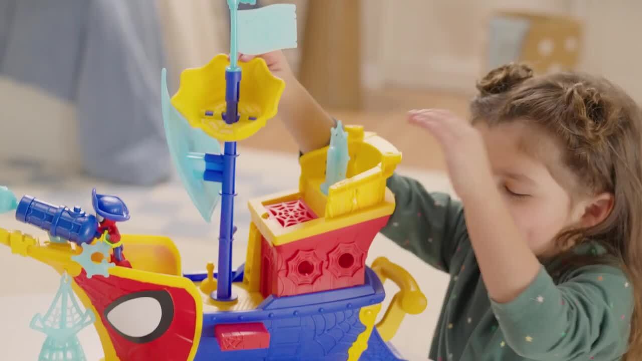 Marvel Spidey and his Amazing Friends Water-Webs Webs Ahoy Bubble