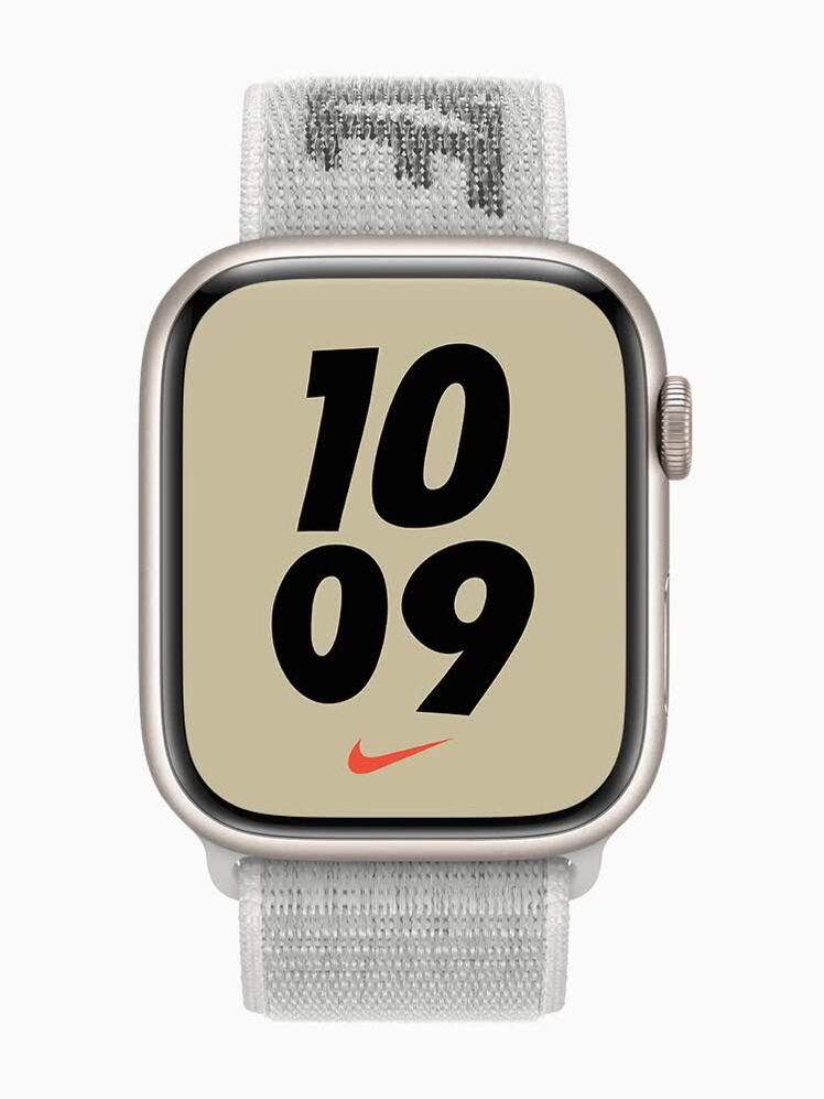 white nike apple watch strap