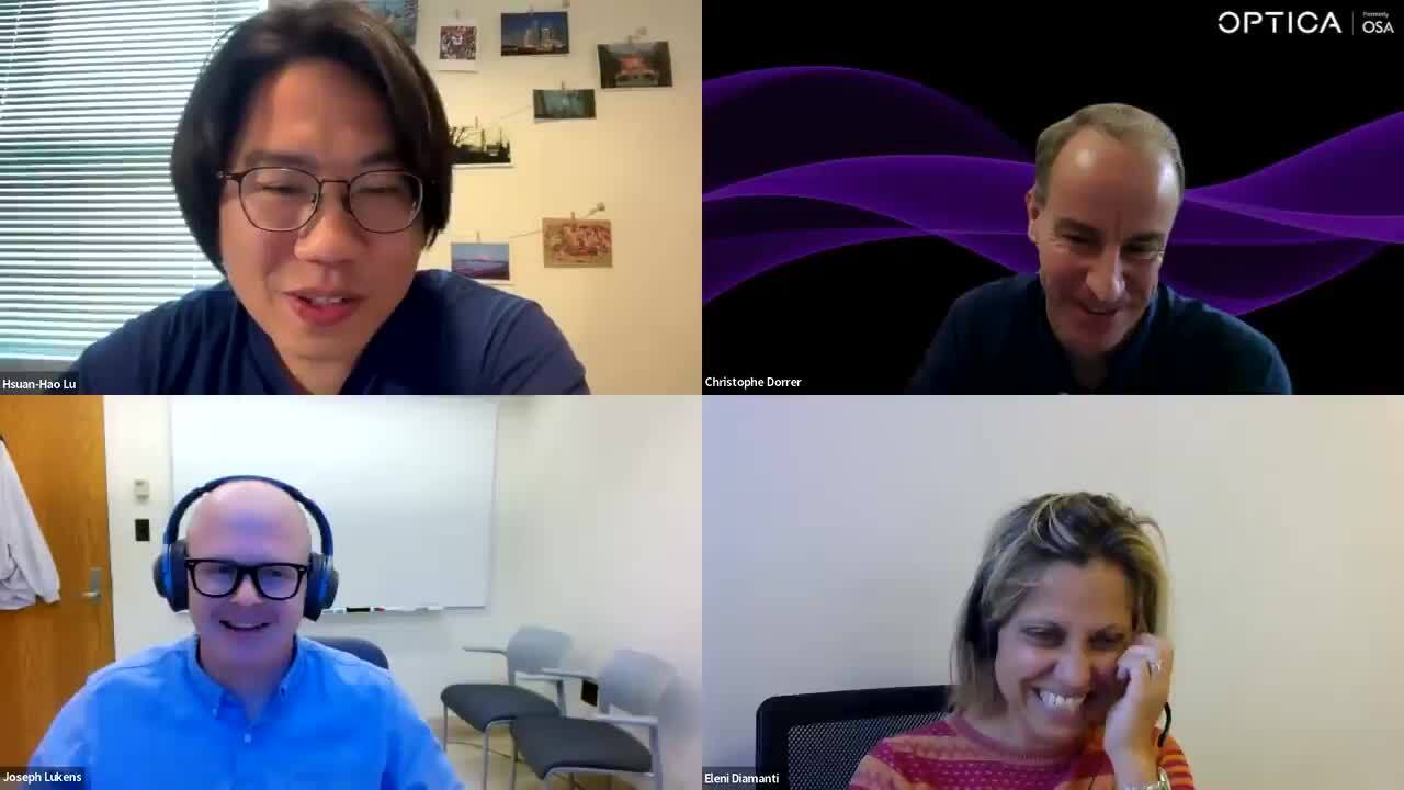 Light Conversations: Optica Webinar with Joseph M. Lukens and Hsuan-Hao Lu on Frequency-Bin Photonic Quantum Information