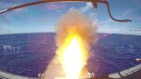 Navy Destroyers Launch SM2 Missiles