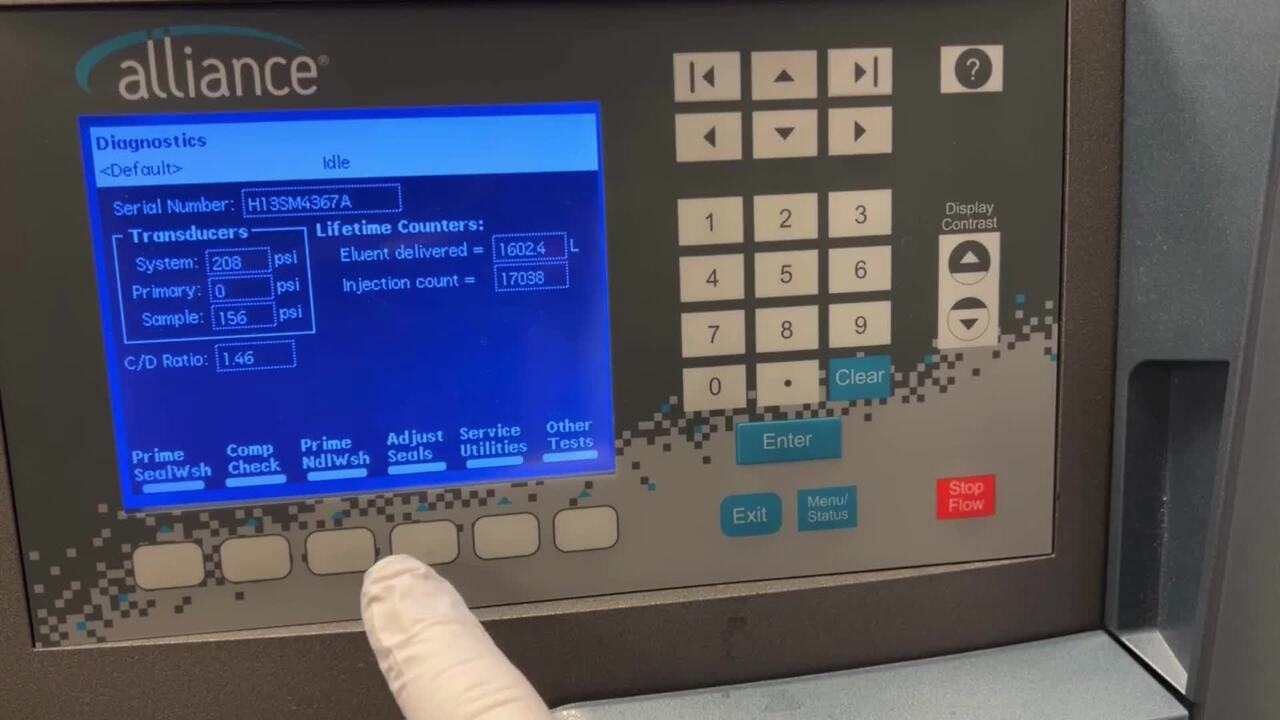 How to adjust the seals on an Alliance - WKB285739 - Waters