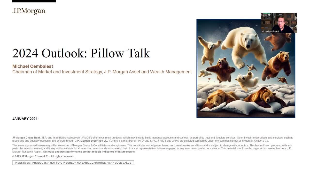 Eye on the Market Outlook 2024: Pillow Talk