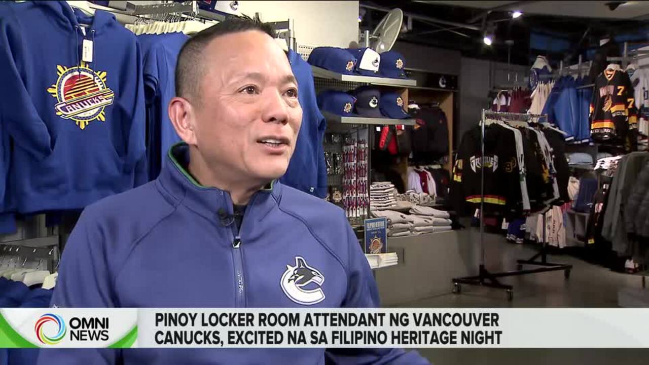 Longest serving Pinoy locker room attendant ng Vancouver Canucks, kilalanin | OMNI News Filipino