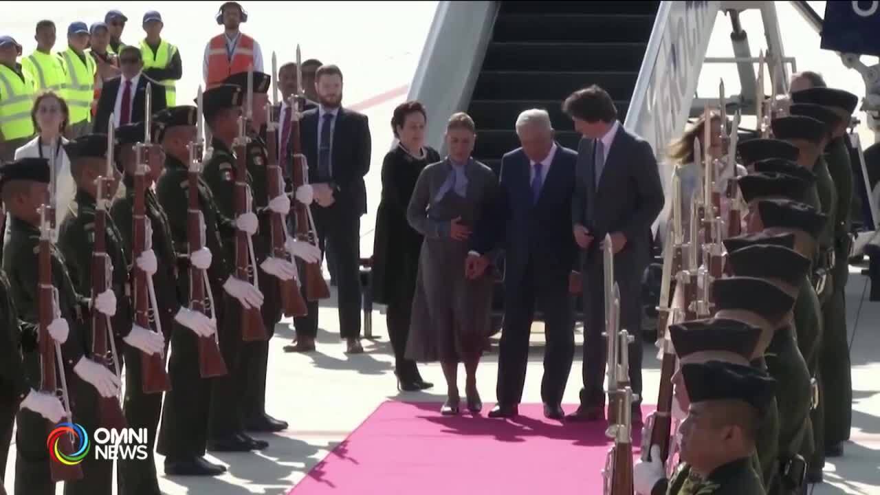 في أول ثنائية رسمية لترودو و بايدن، يلتقي الرئيسان وجهاً لوجه مع بدء قمة قادة أمريكا الشمالية في المكسيك في أول ثنائية رسمية لترودو و بايدن، يلتقي الرئيسان وجهاً لوجه مع بدء قمة قادة أمريكا الشمالية في المكسيك
