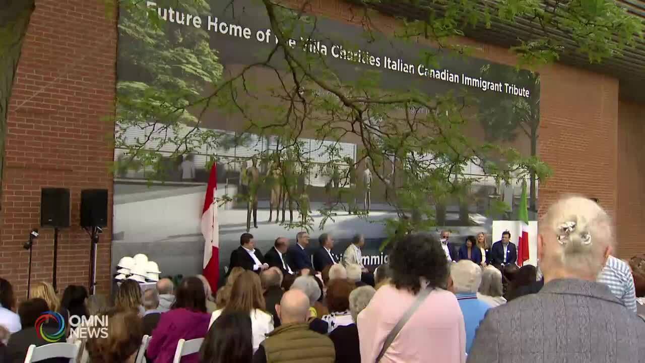 Inaugurato l'Italian Canadian Immigrant Tribute al Columbus Centre di Toronto