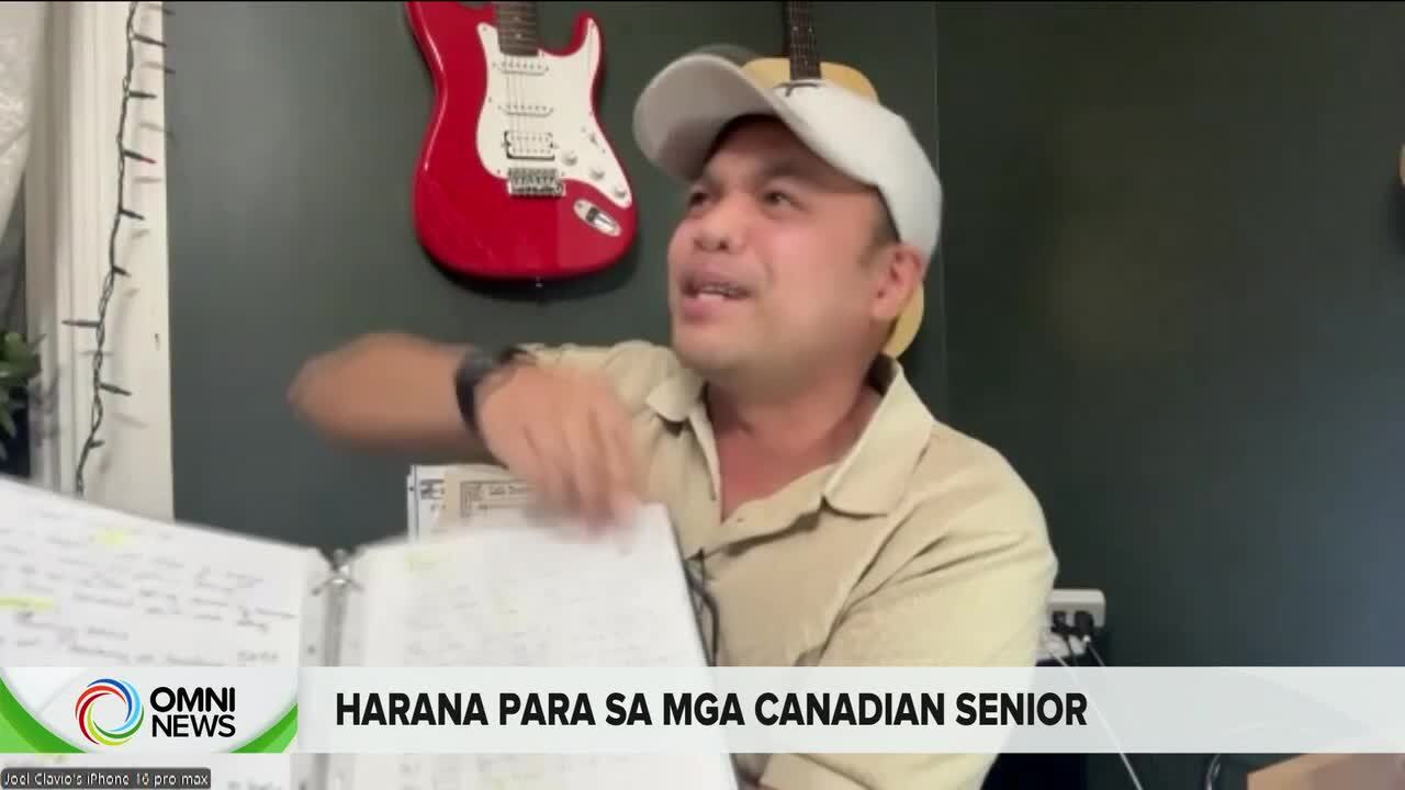 Pag-awit para sa mga Canadian senior ng Pinoy support worker | OMNI News Filipino