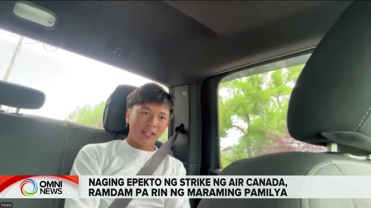 Sakit na dulot ng Air Canada strike, ramdam pa rin marami | OMNI News Filipino 