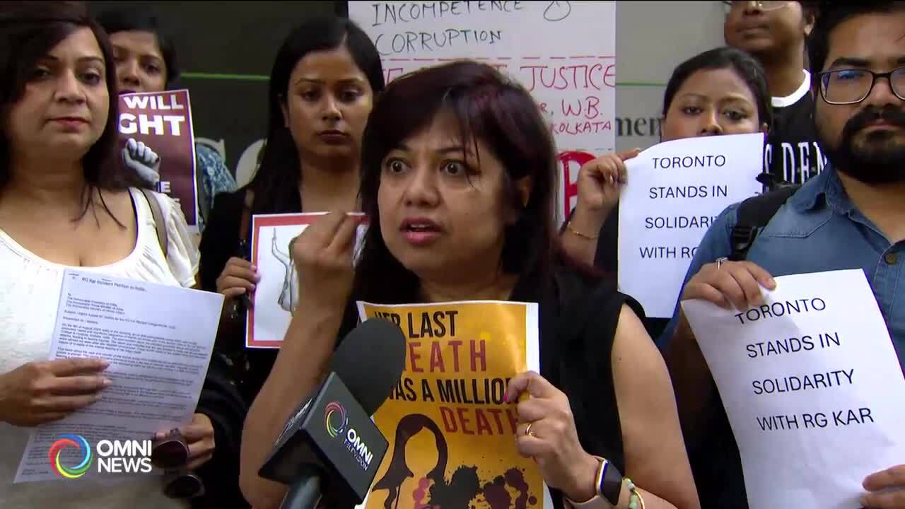 Calls for Justice in Toronto for Kolkata assault and murder